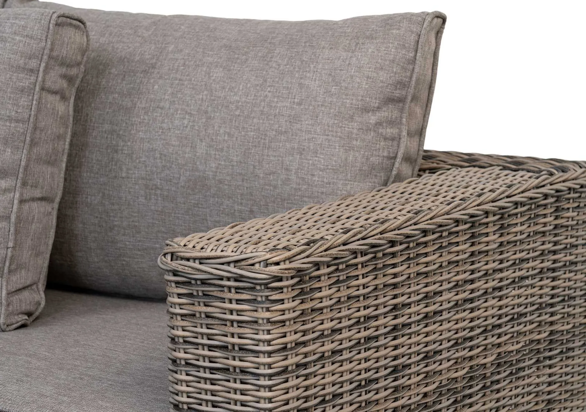 House Nordic Loungeset Calvi - 4 Stück - Geflecht