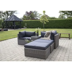 House Nordic Loungeset Rossi - Polyrattan -