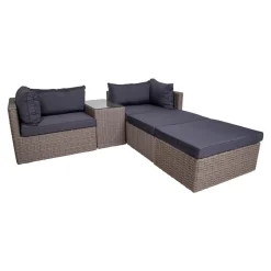 House Nordic Loungeset Rossi - Polyrattan -