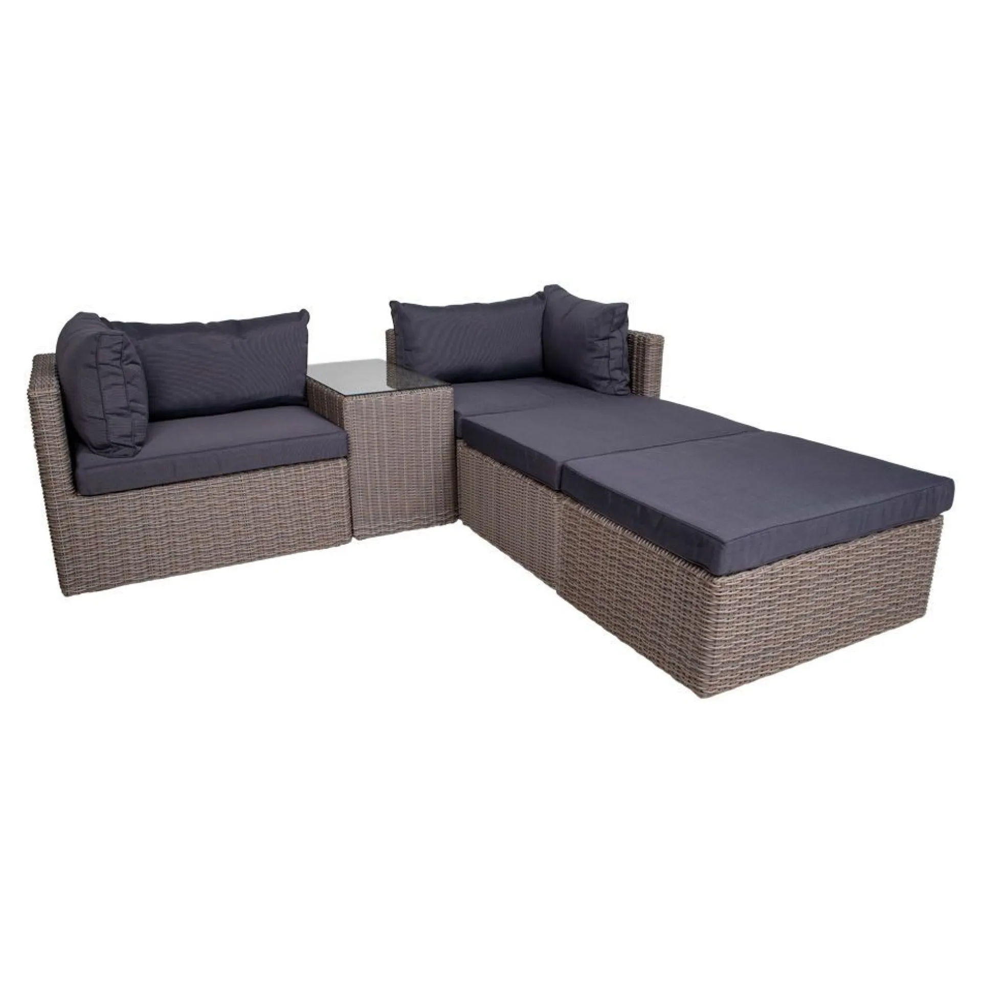 House Nordic Loungeset Rossi - Polyrattan -