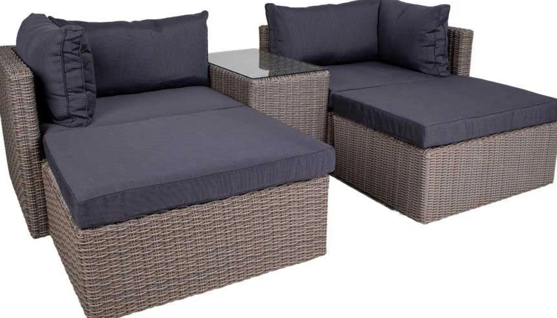 House Nordic Loungeset Rossi - Polyrattan -