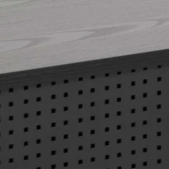 Lowboard Angus 140 cm mit Schiebetür - schwarz