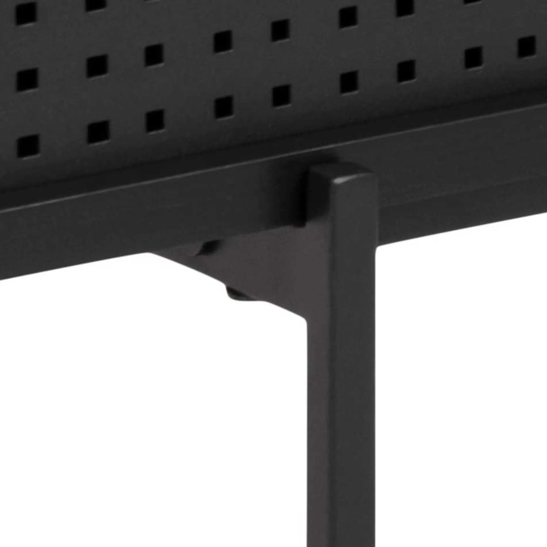 Lowboard Angus 140 cm mit Schiebetür - schwarz
