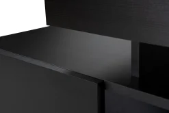 Lowboard Beliz - 100% MELAMINE - Holzschwarz - 192 x 53 x 37 cm