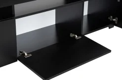 Lowboard Beliz - 100% MELAMINE - Holzschwarz - 192 x 53 x 37 cm