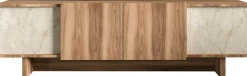 Lowboard Diana - 100% MELAMINE - Travertin - 180 x 50 x 33 cm