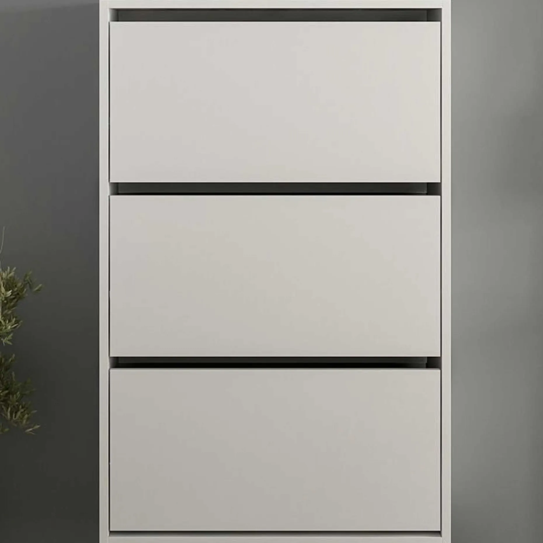Lupa 3 Schuhschrank | 70x25x109cm | Hängemodell | Weiß