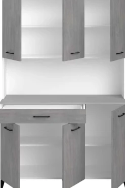 Maleficent Buffetschrank mit 6 Türen und 1 Schublade - Betonoptik