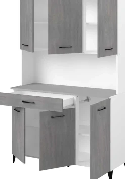 Maleficent Buffetschrank mit 6 Türen und 1 Schublade - Betonoptik