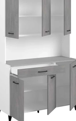 Maleficent Buffetschrank mit 6 Türen und 1 Schublade - Betonoptik
