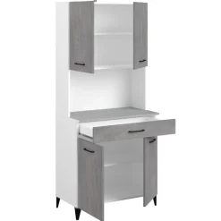 Maleficent Buffetschrank mit 4 Türen und 1 Schublade - Betonoptik