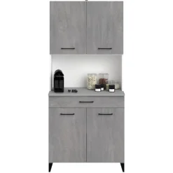 Maleficent Buffetschrank mit 4 Türen und 1 Schublade - Betonoptik
