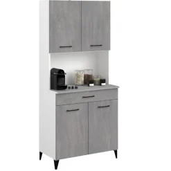 Maleficent Buffetschrank mit 4 Türen und 1 Schublade - Betonoptik