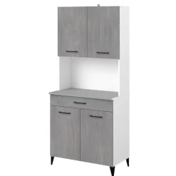 Maleficent Buffetschrank mit 4 Türen und 1 Schublade - Betonoptik