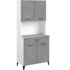 Maleficent Buffetschrank mit 4 Türen und 1 Schublade - Betonoptik