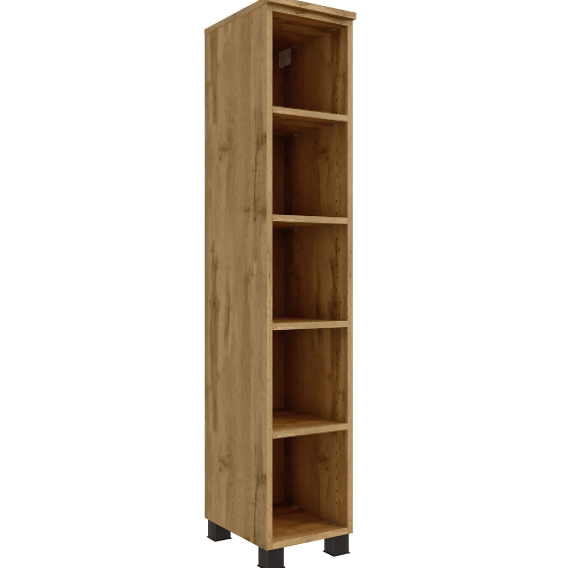 Held MalvoBadezimmer : Spiegelschrank, Waschtischschrank, Säulenschrank, Regal - Eiche