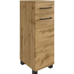 Held MalvoBadezimmer : Wandschränke, Spiegelschrank, Waschtischunterschrank - Eiche