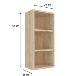 Held MalvoBadezimmer : Wandschränke, Spiegelschrank, Waschtischunterschrank - Eiche