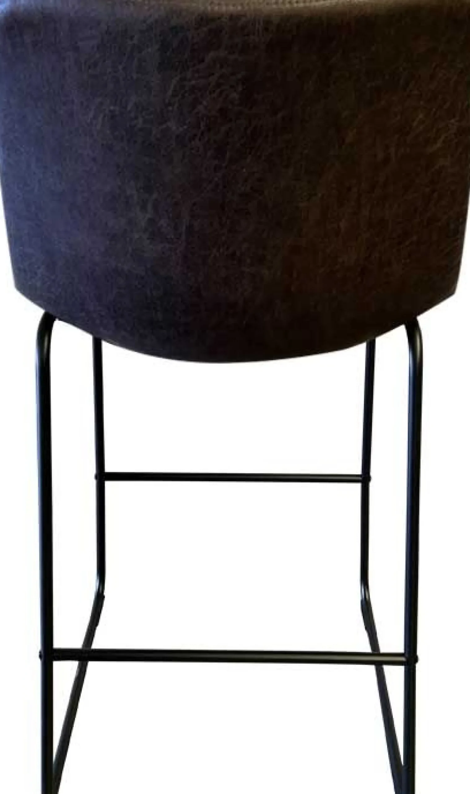 Rousseau Mancia PU Dunkel Barhocker - Vintage PU Polsterung | 99x48x56 cm