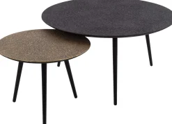 Emob MariolaCouchtisch-Set -metallic/