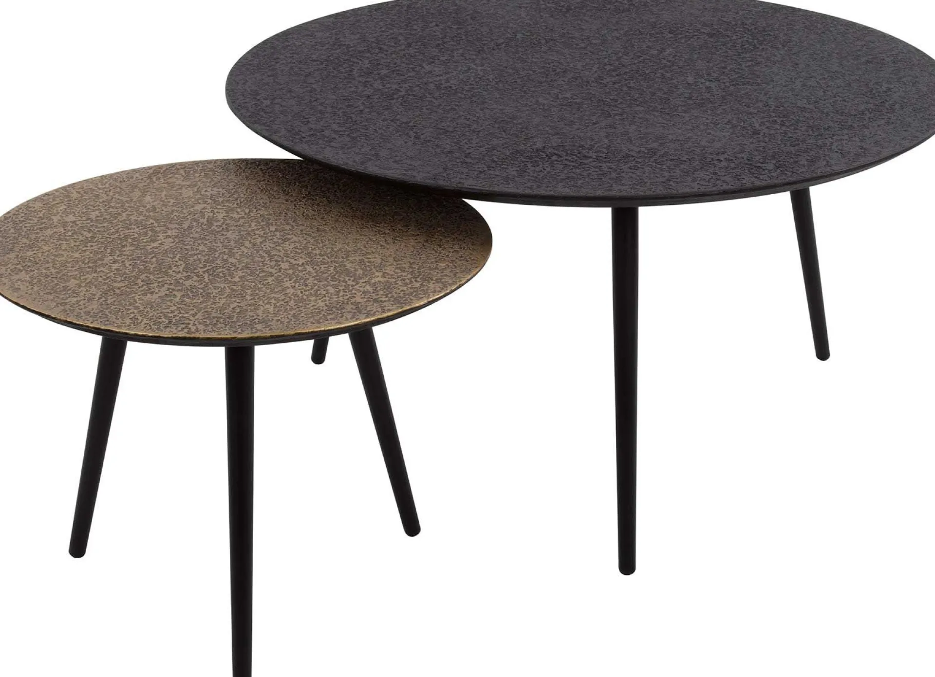 Emob MariolaCouchtisch-Set -metallic/