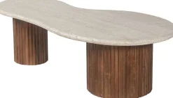 Rousseau Marlon Couchtisch | 120 x 60 x 40 cm | Travertin