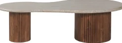 Rousseau Marlon Couchtisch | 120 x 60 x 40 cm | Travertin