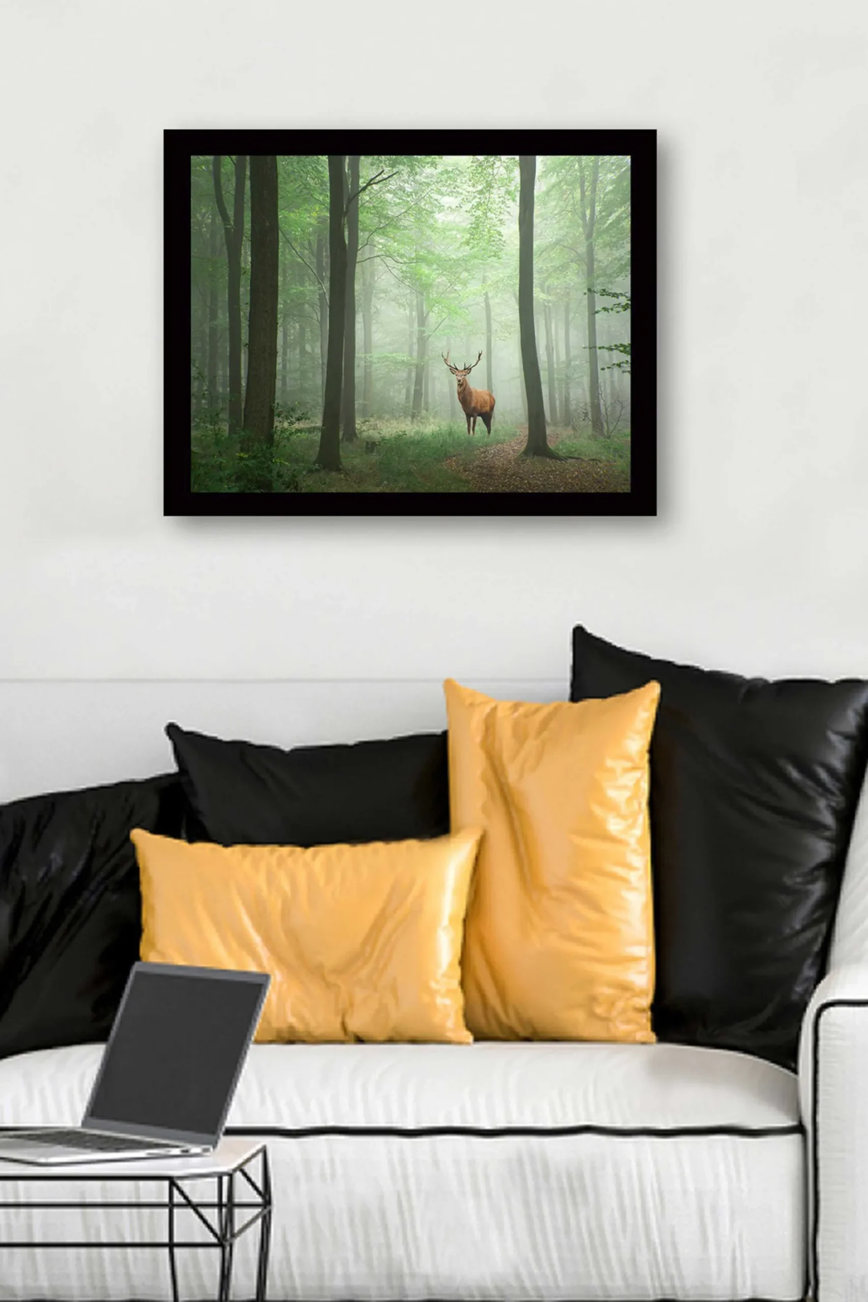 Emob Marvellous Dekoratives gerahmtes MDF-Gemälde | Holzrahmen | 41 x 56 cm