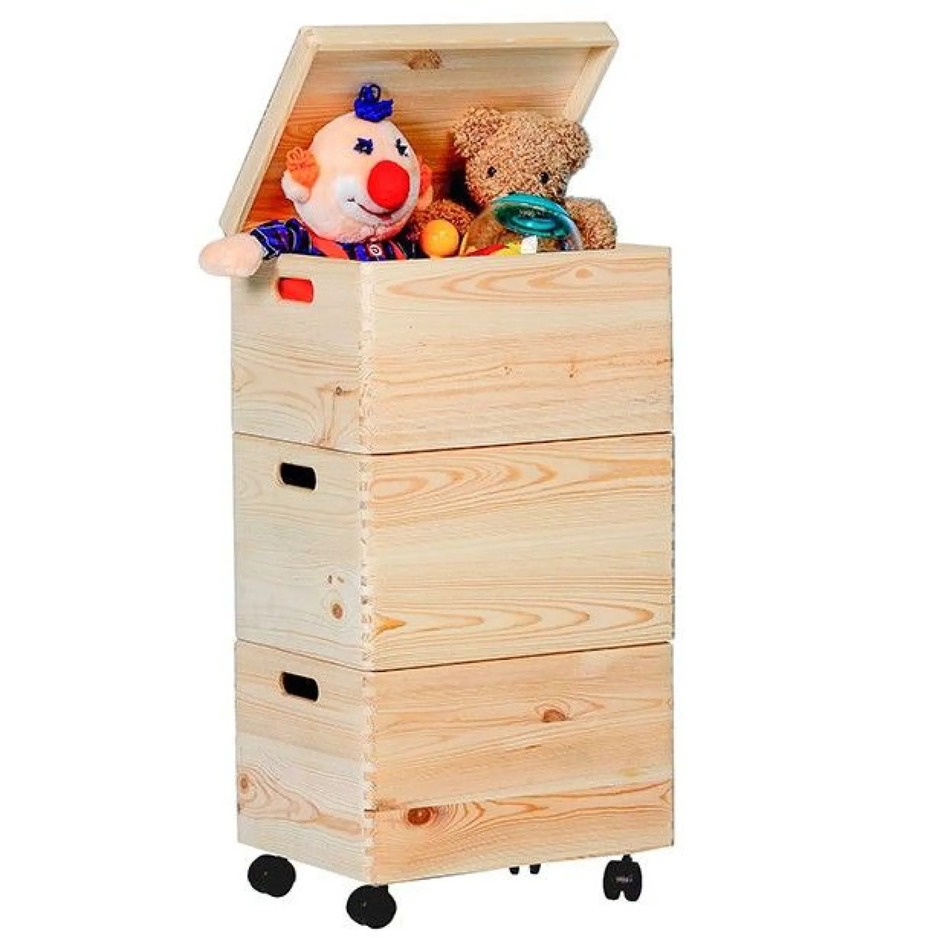 Kinder Galico Maxine Holzlagerschrank mit Rädern