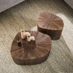 Emob Maya Teak Rechteckig XL Couchtisch Set/2