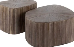 Emob Maya Teak Rechteckig XL Couchtisch Set/2