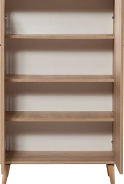 Mehrzweckschrank Multibox - 100% MELAMINE - Sonoma Eiche - 80 x 127 x 36 cm