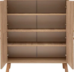 Mehrzweckschrank Multilux - 100% MELAMINE - Mehrfarbig - 95 x 111 x 36 cm