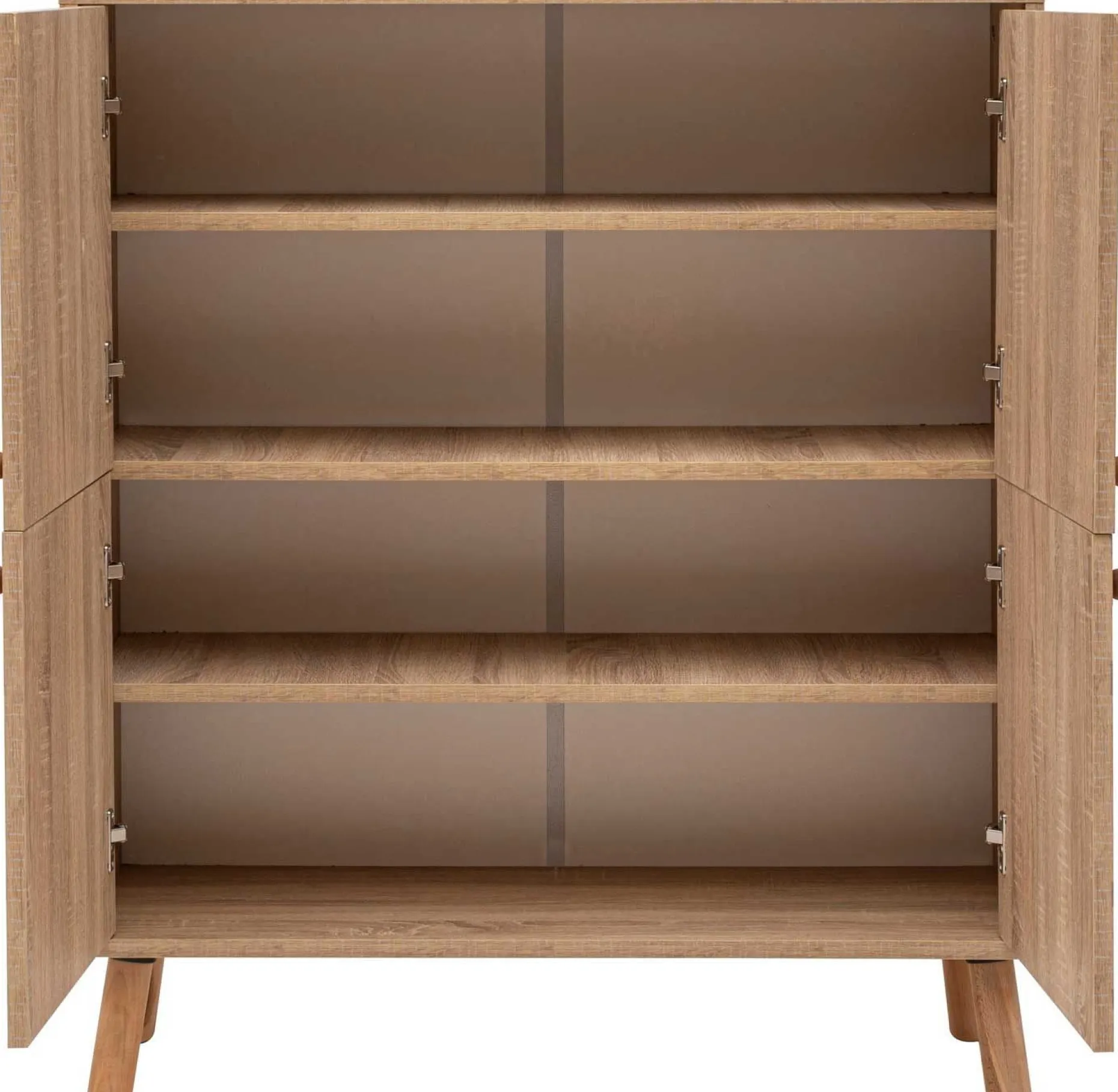 Mehrzweckschrank Multilux - 100% MELAMINE - Mehrfarbig - 95 x 111 x 36 cm