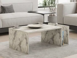 Emob Memo Couchtisch | 100 % MELAMIN | Freesia-Marmor