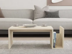 Emob Memo Couchtisch | 100 % MELAMIN | Travertin