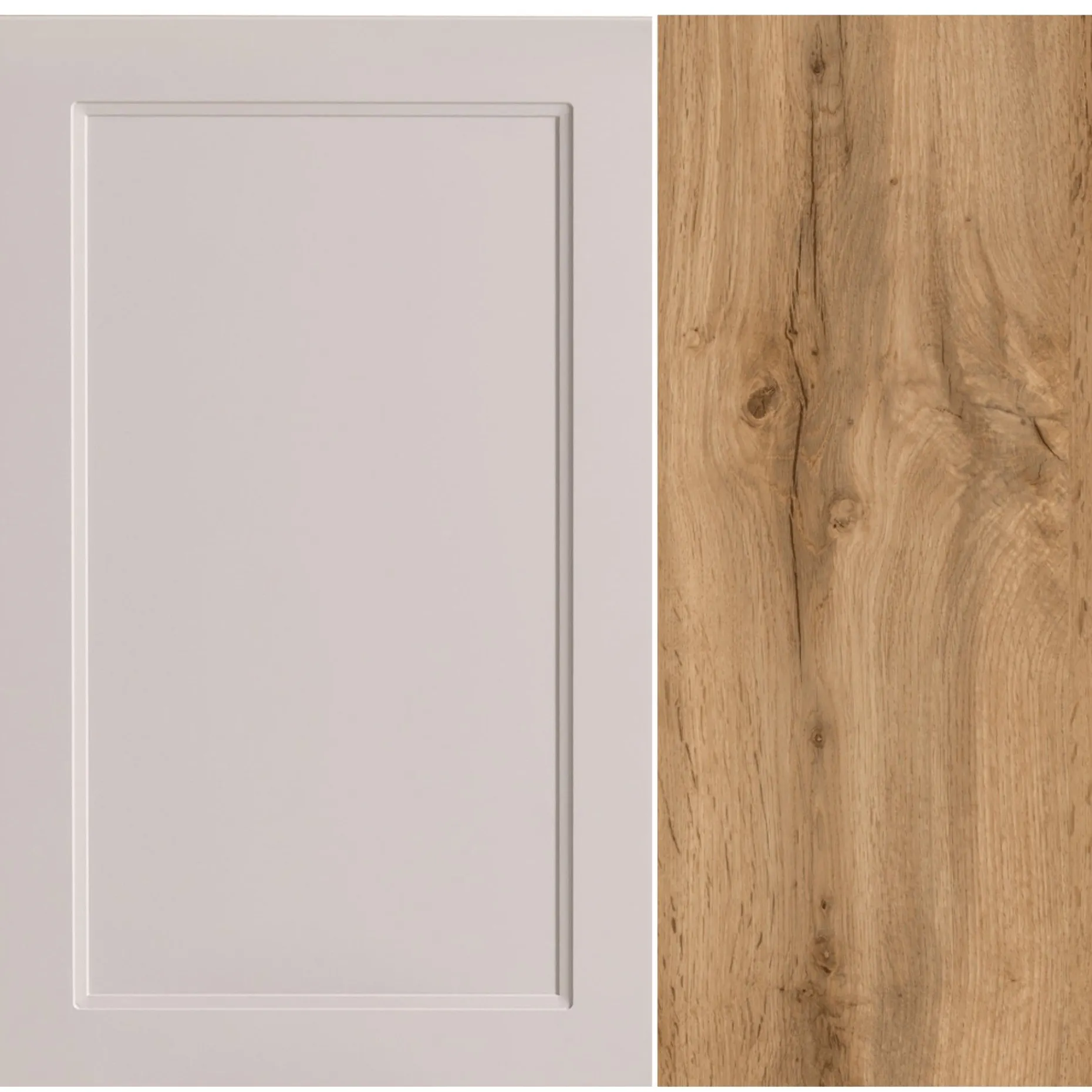 Meran Waschtischunterschrank | 80 x 47 x 65 cm | Eiche kaschmirfarbig