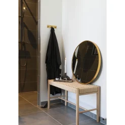 House Nordic Messing Madrid Spiegel ø60 cm | Glas und Aluminium