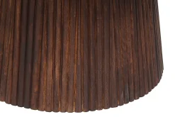 Rousseau Miguel Runder Couchtisch 80cm Dunkel