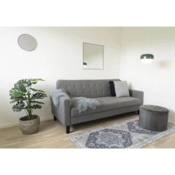 House Nordic Milton Schlafsofa - 204x85x81cm - mit Stauraum -