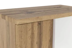Mittelgroßer Aufbewahrungsschrank Varese | 65 x 35 x 130 cm | Weiß