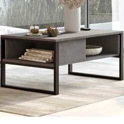 Emob ML34 Couchtisch | 100 % MELAMIN | Silber