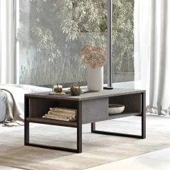Emob ML34 Couchtisch | 100 % MELAMIN | Silber