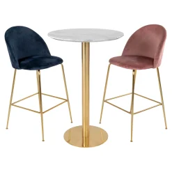 House Nordic Moderner Bozener Stehtisch - er Marmor und Messing