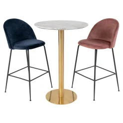 House Nordic Moderner Bozener Stehtisch - er Marmor und Messing