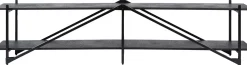Moderner TV-Schrank 220cm XL Piega in Grau