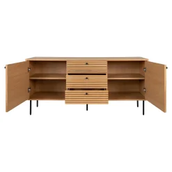 Modernes Kyoto Eichen-Sideboard mit 3 Schubladen