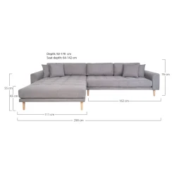 House Nordic Modernes Lido Lounge Sofa - Hell