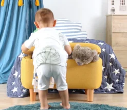 Kinder Emob Moouv C Sitzpuff | 50 % BAUMWOLLE / 50 % SAMT |