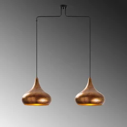 Emob Muba Kronleuchter | METALLGEHÄUSE | Patina